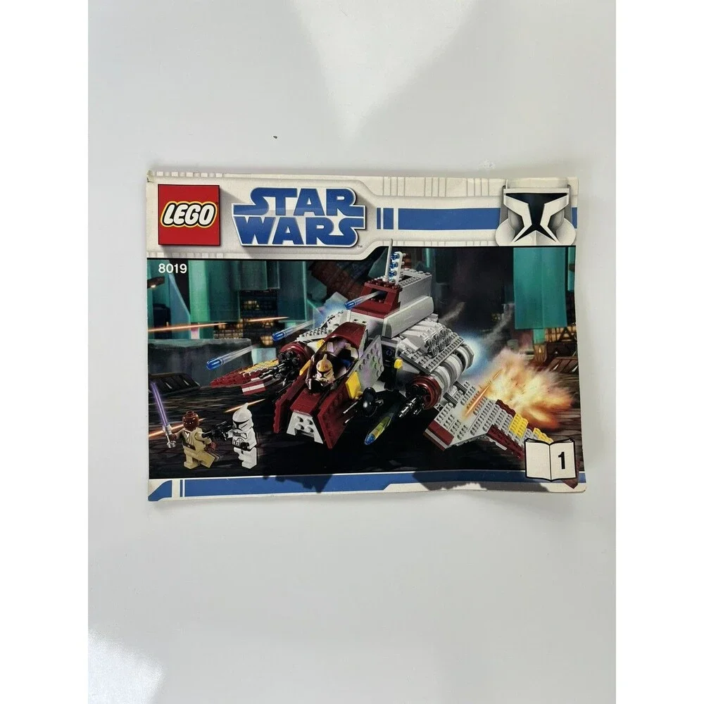 LEGO STAR WARS #8019 REPUBLIC ATTACK SHUTTLE INSTRUCTION MANUALS - BOOKS 1 ONLY